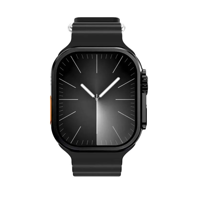 MONTRE CONNECTÉE CADRAN NOIR 2 BRACELETS SILICONE NOIR ET ORANGE INWATCH I BLACK ICONIC - miniature 4 - Zenkaa