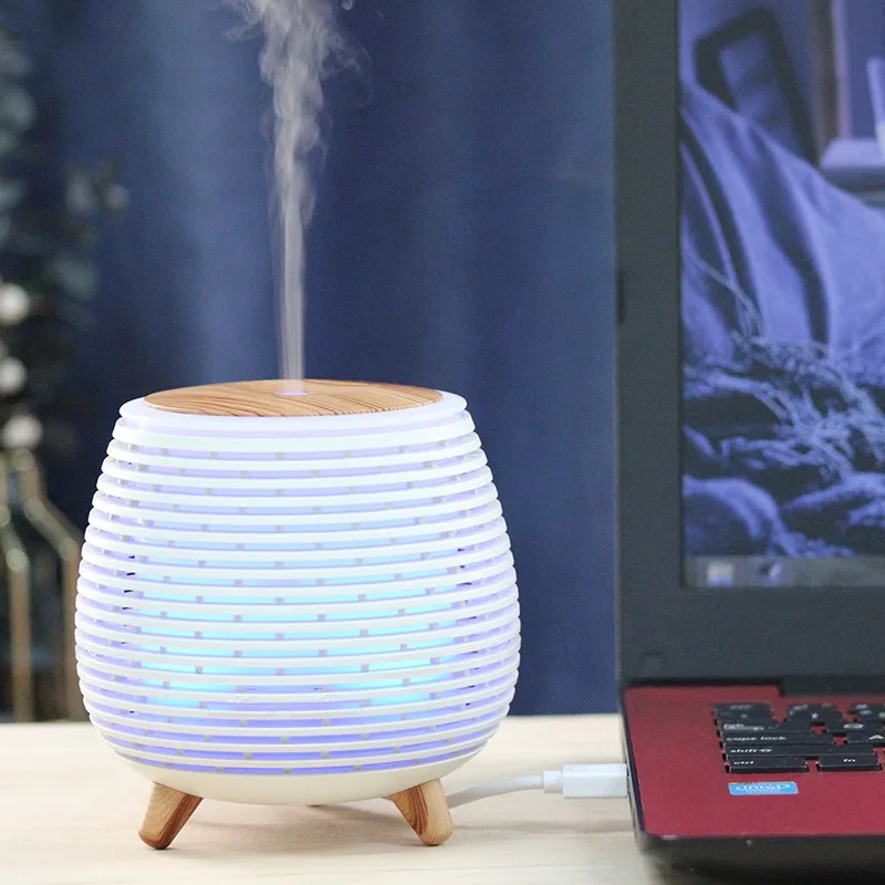 Diffuseur d'arôme, humidificateur et lampe Ultrasonique AROMI blanc Yoghi - miniature 3 - Zenkaa