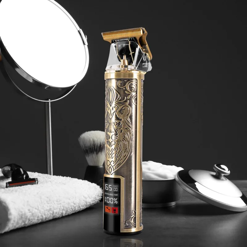 Tondeuse sans fil avec écran LED Lion Gold Becker - miniature 2 - Zenkaa