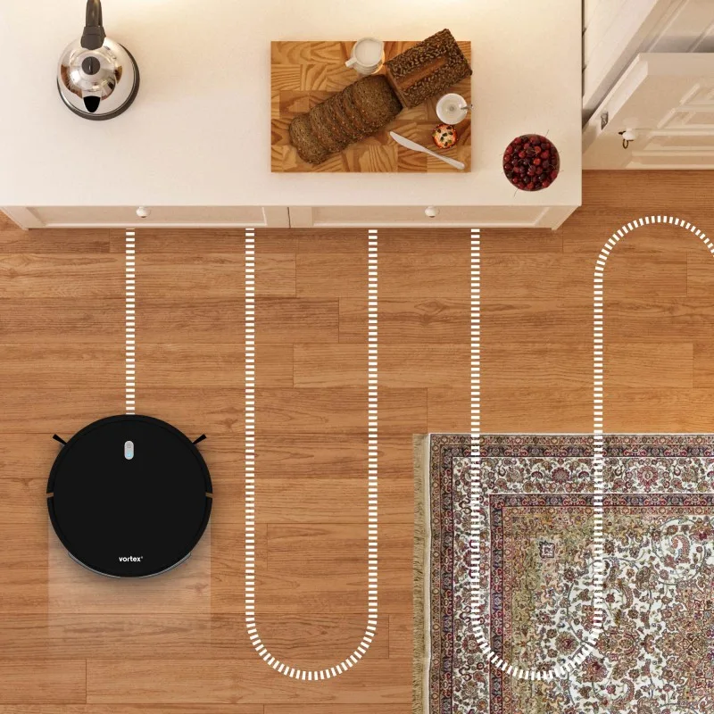 Vortex - Aspirateur robot 2en1 connecté et intelligent - 3 modes de nettoyage - Autonomie(70 à 80min) - Smart gyroscope - 20W - miniature 4 - Zenkaa