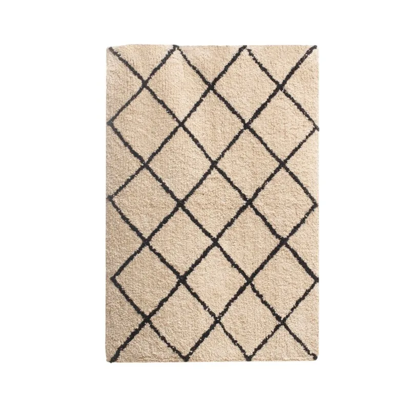 Tapis de bain en coton moelleux et absorbant 50x75 cm - miniature 3 - Zenkaa