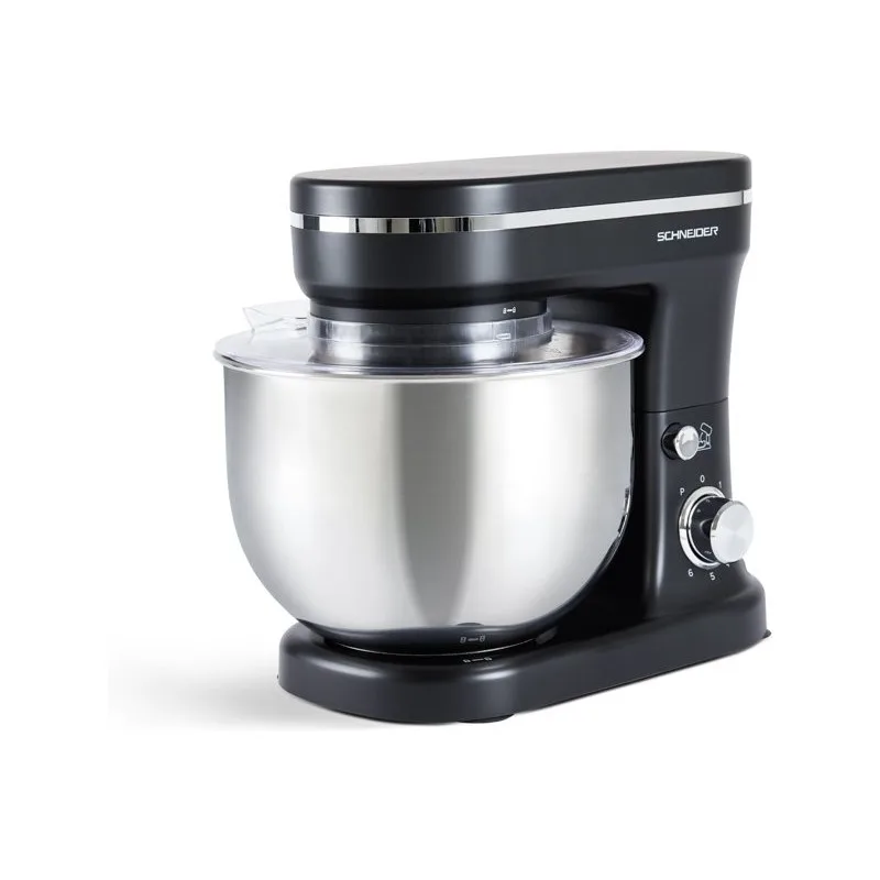 Robot pâtissier noir 5l SCFP2512B SCHNEIDER - miniature 4 - Zenkaa