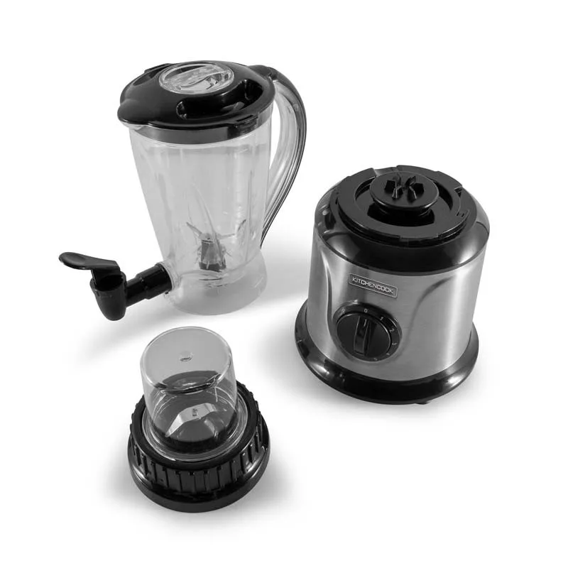 Kitchencook - JUICE HUB - Blender avec mini broyeur - 500 W - Bol 1,5 L - 5 vitesses - miniature 3 - Zenkaa