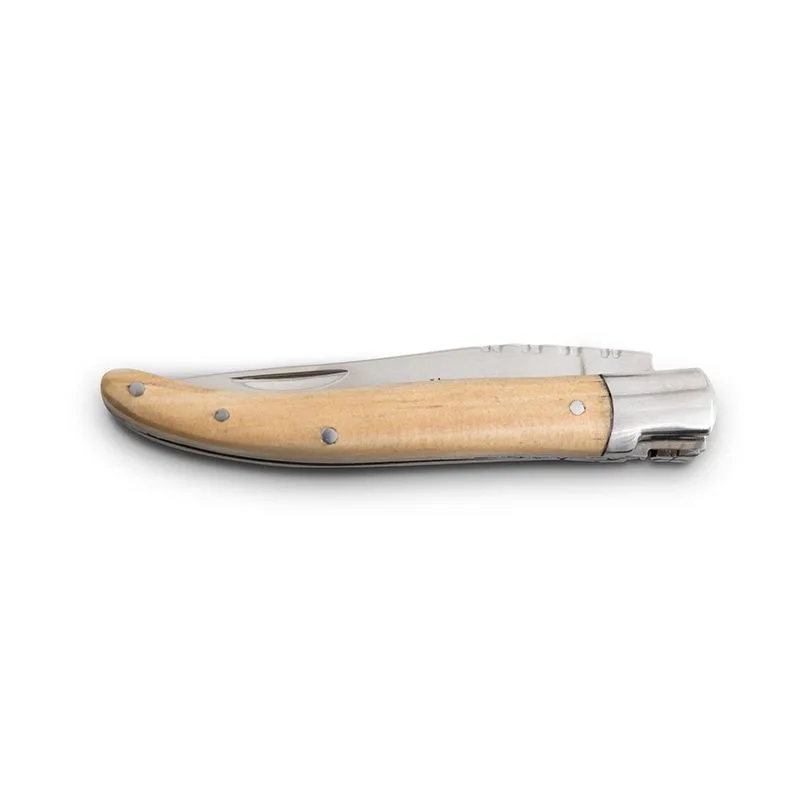 Couteau De Poche Le Dandy By L'éclaireur Bois De Genévrier - miniature 3 - Zenkaa