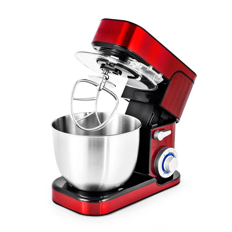 Kitchencook - Robot pâtissier ANTARA_INOX_RED - 1300 W 5,5 L - Kit pâtisserie - miniature 4 - Zenkaa