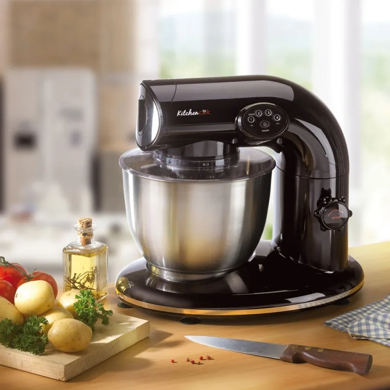 Kitchencook - Robot pâtissier AK80_BLACK - 1000 W 5 L - Kit pâtisserie - miniature 2 - Zenkaa