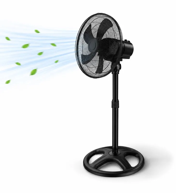 Ventilateur Sur Pied 45 cm – Puissance 60W et Fonctionnement Silencieux - miniature 2 - Zenkaa