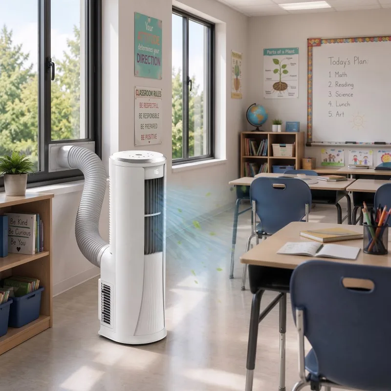 Radiola - RAD PAC16K - Climatiseur mobile réversible wifi - 16000 BTU - 4 en 1 - 40 m² - miniature 4 - Zenkaa