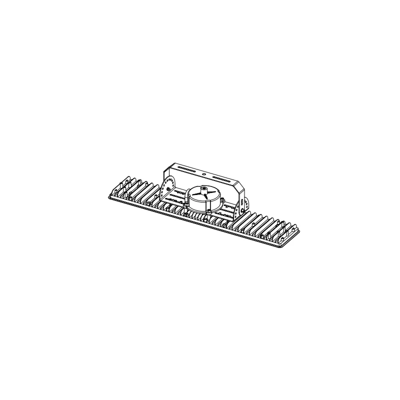 Pullman - LED Lineaire 250W - Noir - Luminaire industriel - Capteur d'intensité et mouvement - Intensité Réglable - miniature 4 - Zenkaa