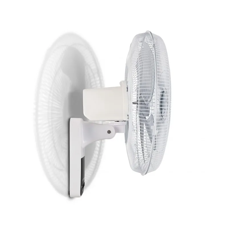 Ventilateur mural blanc 45 cm - Télécommande - 3 vitesses et 3 modes - miniature 2 - Zenkaa