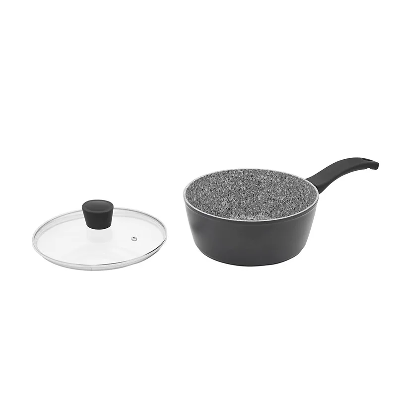 Casserole aluminium Forgé anti adhésif 18cm TFI GRANIT IN Kitchencook - miniature 2 - Zenkaa