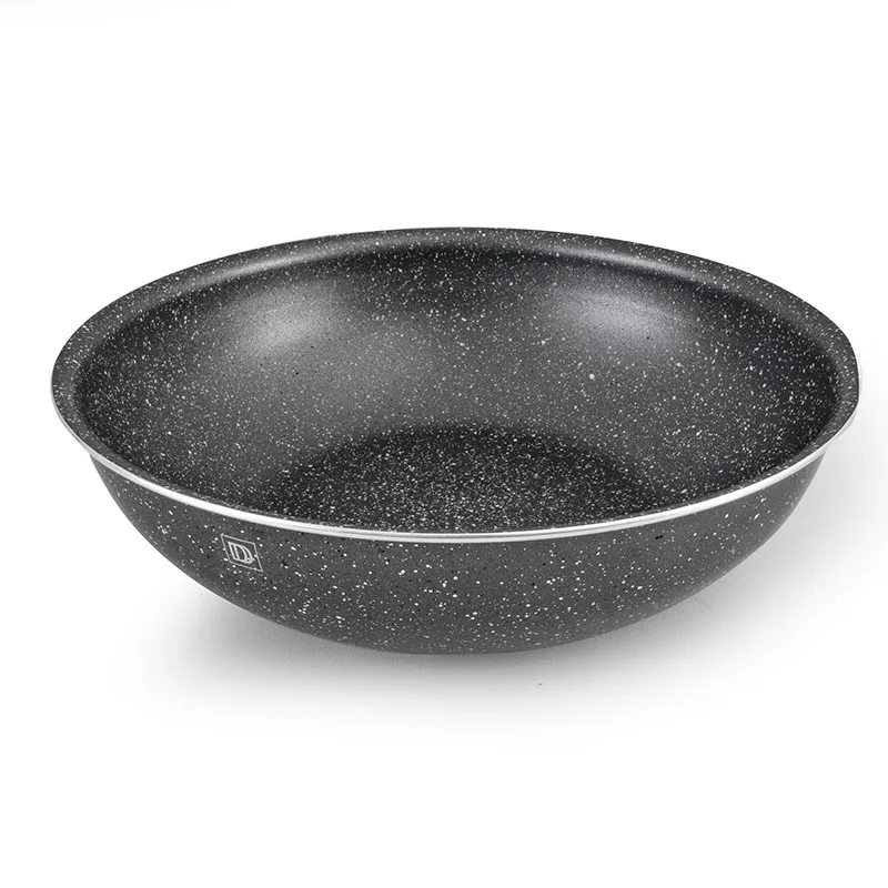 Wok aluminium anti adhésif 24cm TFI GENESIS gris Durand Dupont - miniature 3 - Zenkaa