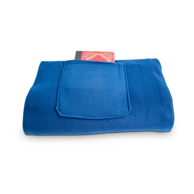 Plaid confort polaire avec manches et poche téléphone bleu PCP1914 de la marque Garnier - miniature 3 - Zenkaa