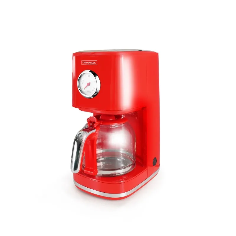 Kitchencook - Cafetière filtre rétro 1,5L - Filtre réutilisable nylon - Arrêt automatique - Maintien au chaud - miniature 3 - Zenkaa