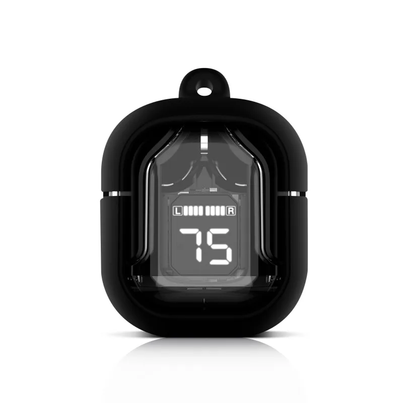 DynaBass - RX52_BLACK - Noir - Écouteurs TWS Bluetooth 5.1 - Écran LED - IPX2 - miniature 3 - Zenkaa