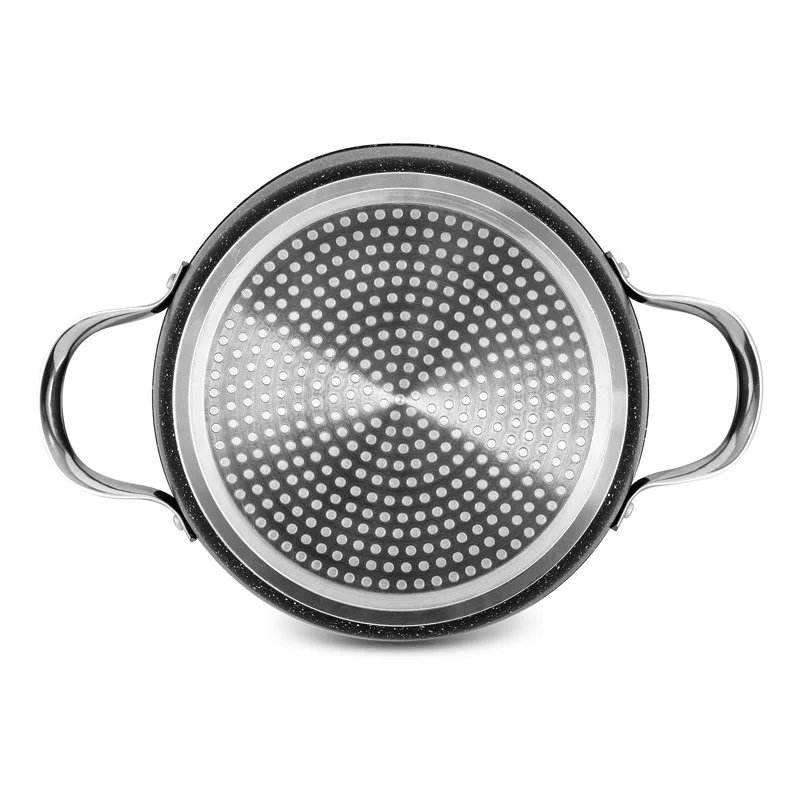 FAITOUT ALUMINIUM FORGE 24CM 4.1L EFFET PIERRE COUVERCLE VERRE TFI HIGHT_FT24TFI DURAND DUPONT - miniature 4 - Zenkaa