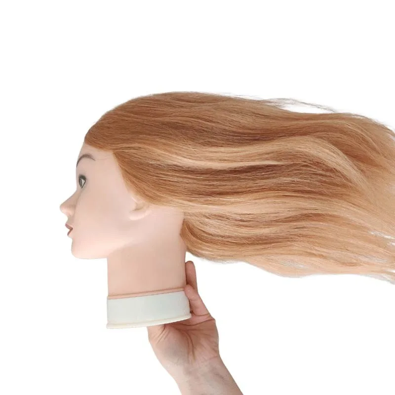 Tête à coiffer avec chevelure naturelle HAIR DESIGN Yoghi - miniature 8 - Zenkaa