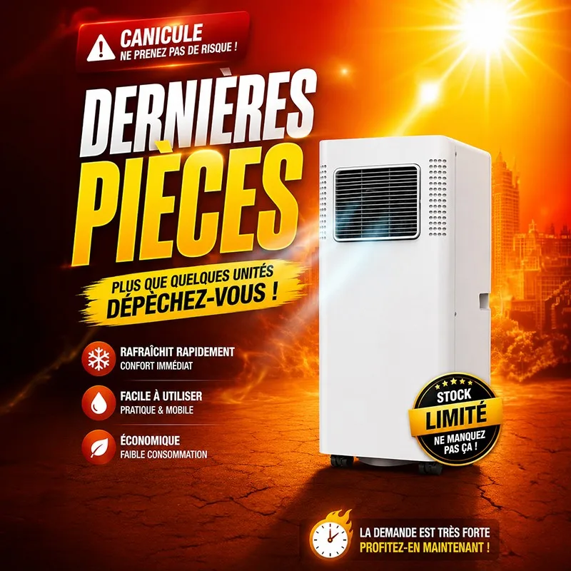 BP209H - Climatiseur mobile réversible - 9000 BTU - WiFi - miniature 2 - Zenkaa