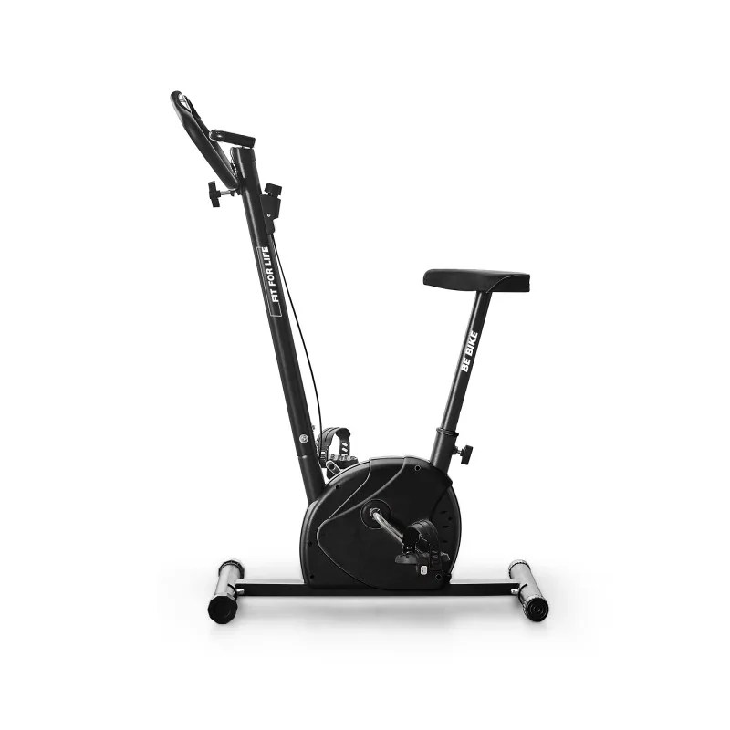 Fit For Life BE BIKE V2 Black - Vélo d’Appartement avec Écran LCD - Résistance Réglable - Capteurs Cardiaques - miniature 3 - Zenkaa