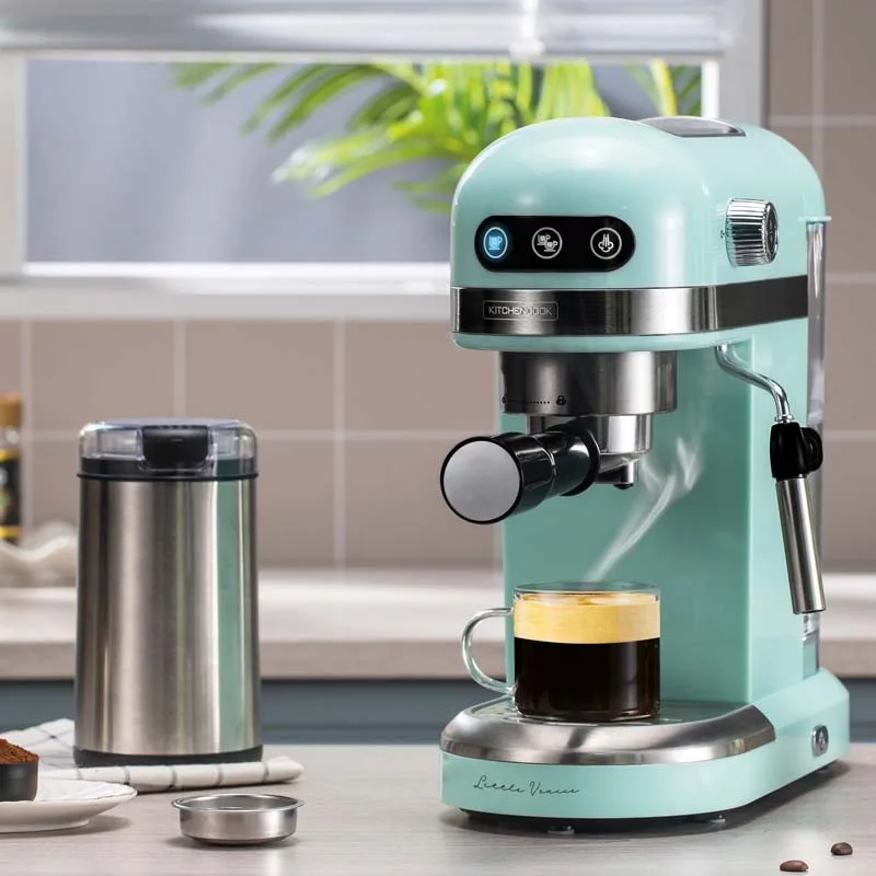 MACHINE A CAFE 19 BARS LITTLE VENICE VERT DE KITCHENCOOK - miniature 4 - Zenkaa