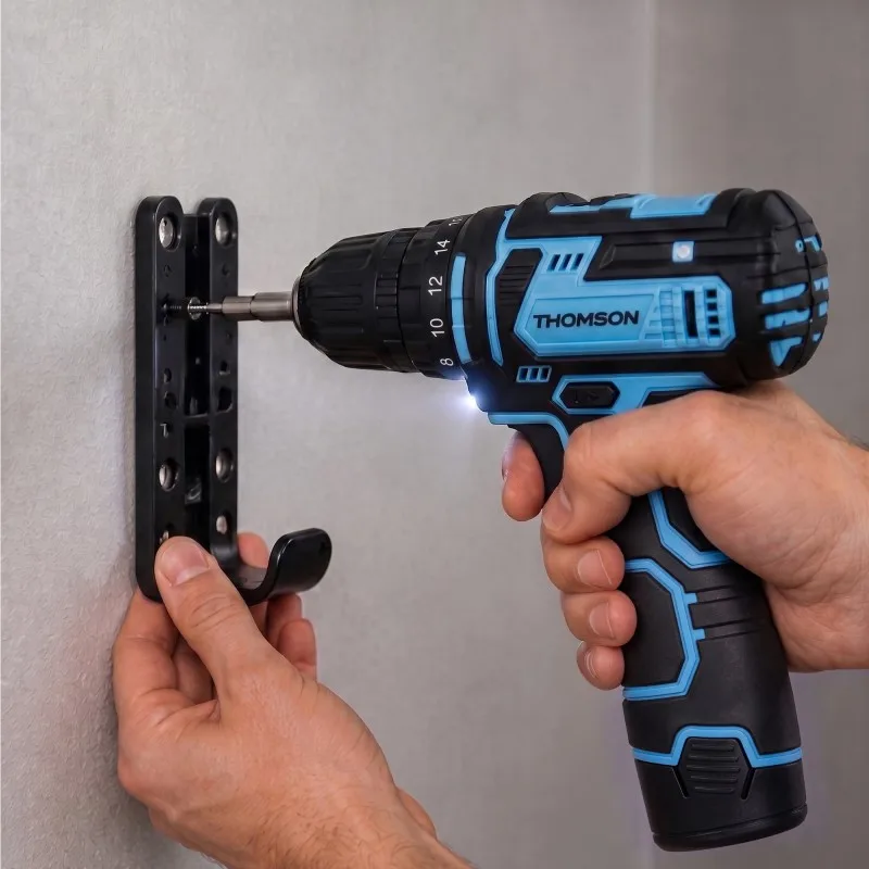THOMSON - VIO_DRILL12 - Perceuse-visseuse sans fil 12V - 20Nm - 2 vitesses - Mandrin 10mm - miniature 5 - Zenkaa