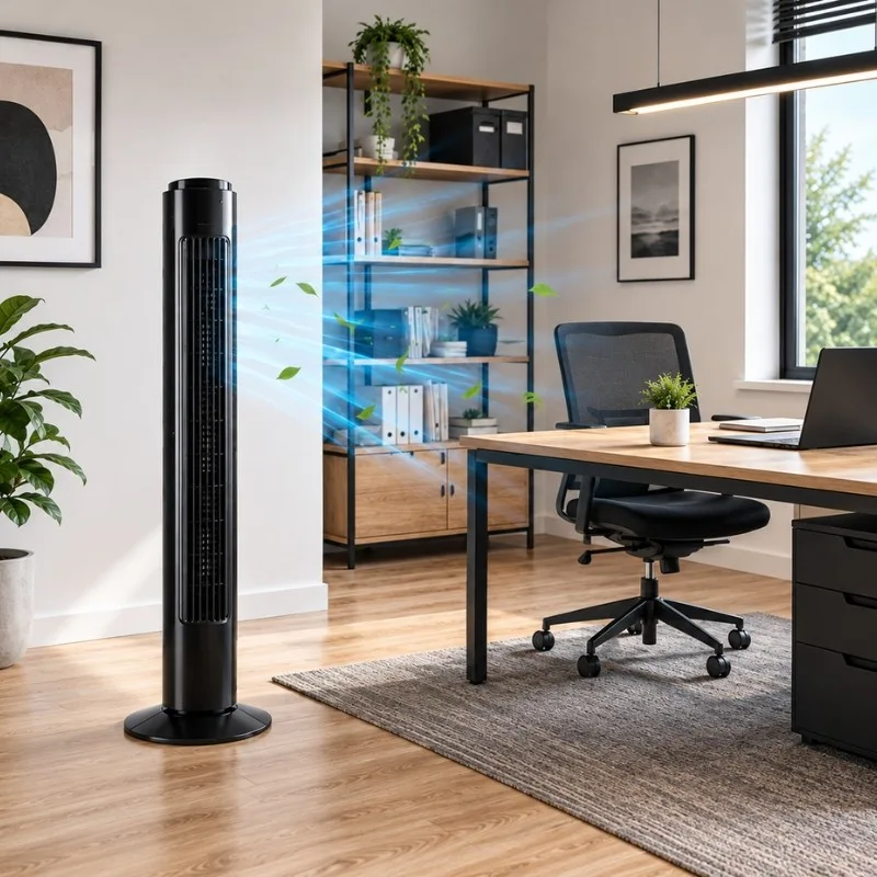 Ventilateur Colonne Silencieux 74 cm – Noir 50W - miniature 3 - Zenkaa