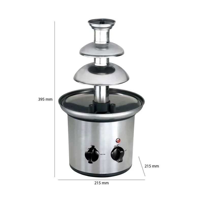Fontaine à chocolat SKB3248 - Acier inoxydable - 150-190 W - miniature 3 - Zenkaa