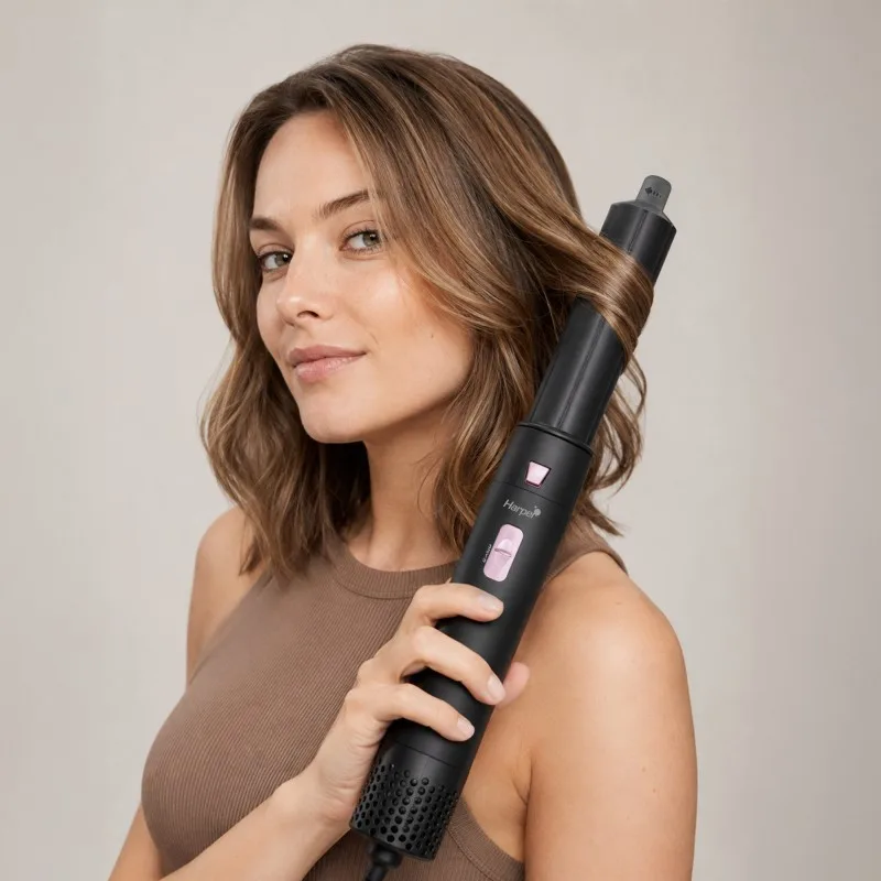 Harper - AIRPRO4T BLACK - Noir - Brosse Soufflante 5 en 1 - 1000 W - 3 Températures - miniature 6 - Zenkaa