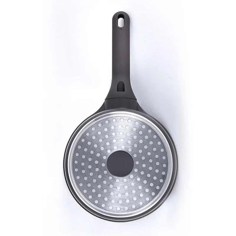 CASSEROLE 18 CM EN FONTE D'ALUMINIUM AVEC COUVERCLE SYCAMORE CAS18TFI DE KITCHENCOOK - miniature 5 - Zenkaa