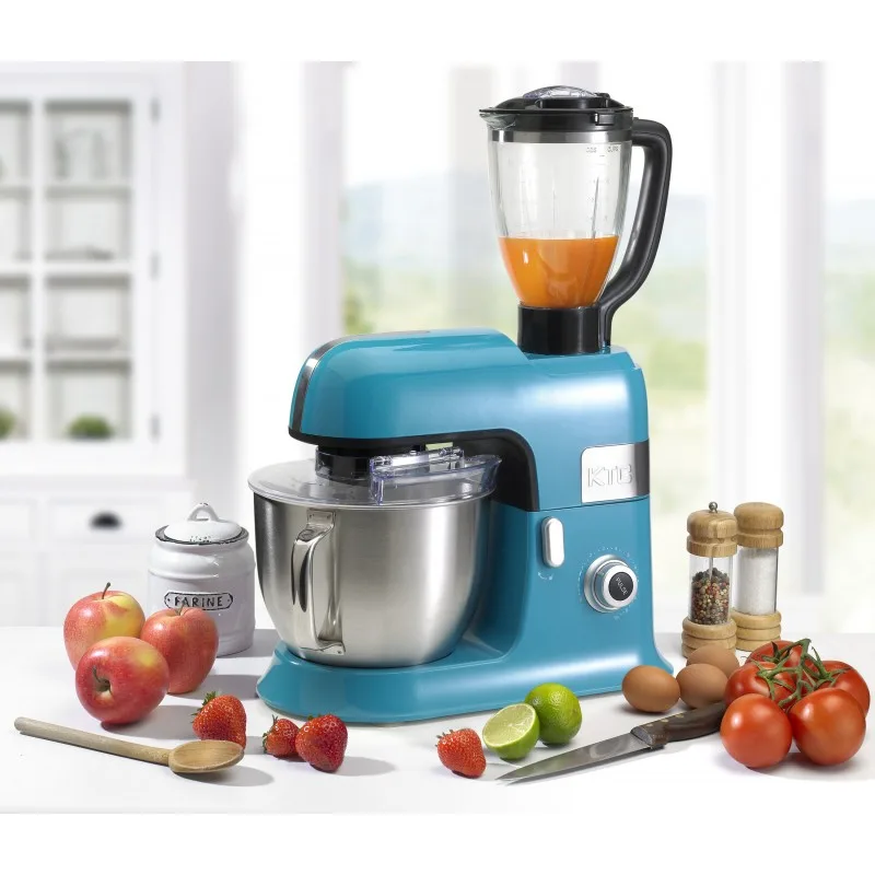Kitchencook - Robot pâtissier EXPERT_XL_BLUE - 1300 W 6,5 L - Blender 1,5 L - miniature 3 - Zenkaa