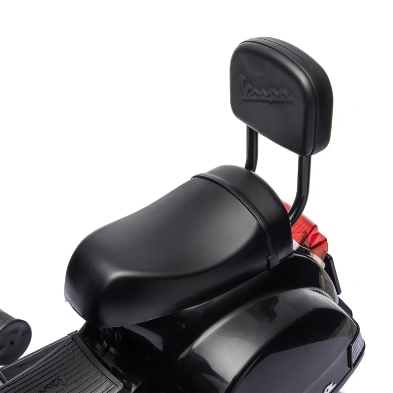 Vespa - PX150 BLACK - Noir - Scooter électrique enfant - Licence officielle - Design Rétro - Marche avant et arrière - miniature 5 - Zenkaa