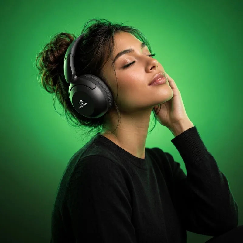 Dynabass - DBX260 BLACK - Noir - Casque Bluetooth pliable - Micro intégré - Entrée auxiliaire - miniature 7 - Zenkaa