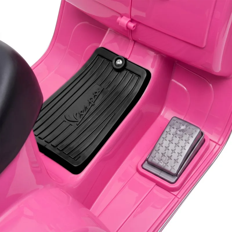 Vespa - PX150 ROSE - Rose - Scooter électrique enfant - Licence officielle - Design Rétro - Marche avant et arrière - miniature 4 - Zenkaa