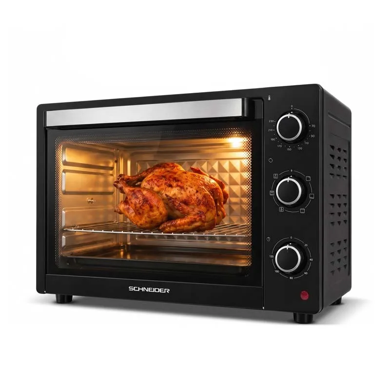 Schneider - SCEO2345CTB - Noir - Four électrique 45 L posable - Chaleur tournante - 1700 W - miniature 5 - Zenkaa
