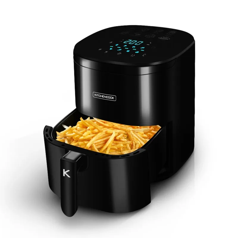 KitchenCook - AIRMED6 - Noir - Friteuse sans huile - 6,5 L - 1400 W - miniature 2 - Zenkaa