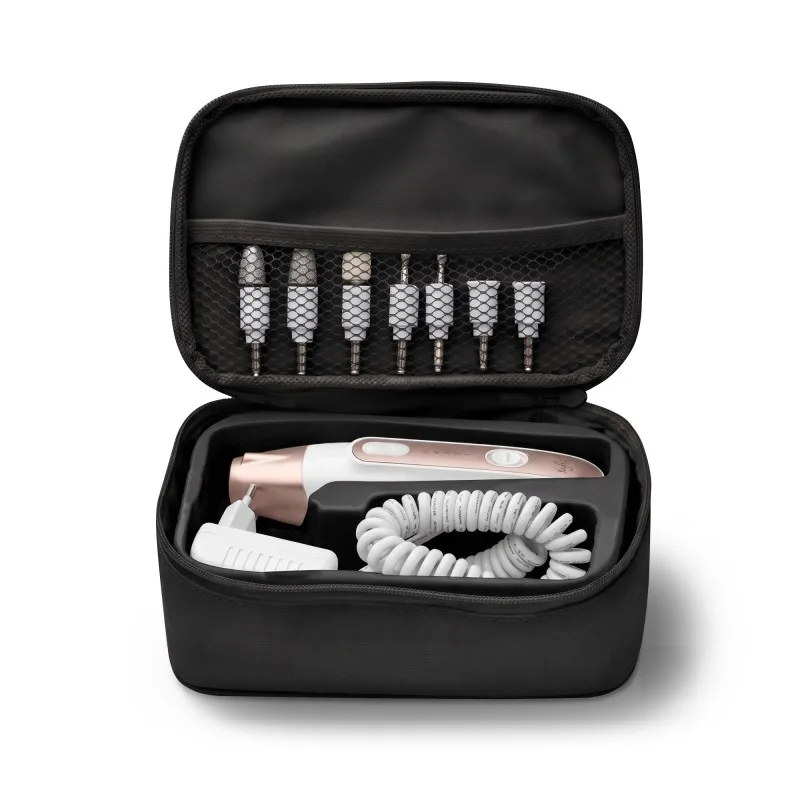 Yoghi - Nail Precision - Blanc et rose gold - Kit manucure pédicure - 7 embouts - LED - miniature 5 - Zenkaa