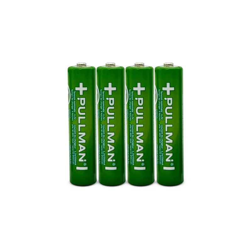PILES RECHARGEABLES ET CHARGEUR DE PILES POWERSET AAA PULLMAN - miniature 6 - Zenkaa