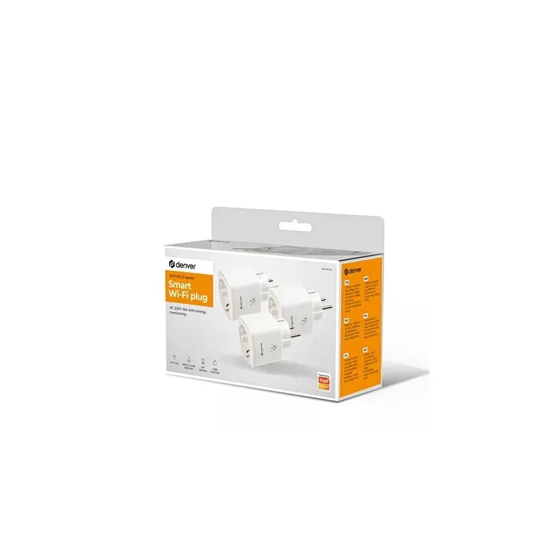 Pack de 3 prises de courant connectée SHP 102X3 de la marque Denver - miniature 2 - Zenkaa