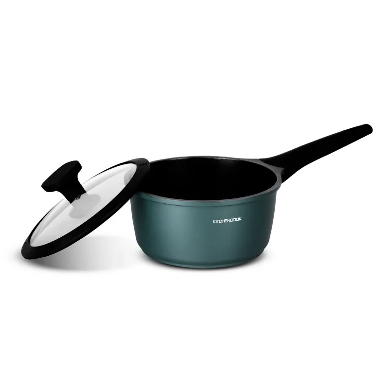 Casserole 18cm fonte d'aluminium anti adhésif TFI TERRA Kitchencook - miniature 2 - Zenkaa