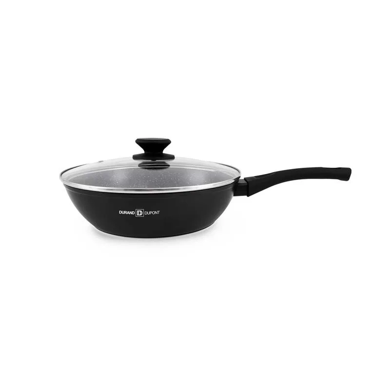 Sauteuse en aluminium noire de 24 cm DORIS ST24TFI de Durand Dupont - miniature 5 - Zenkaa