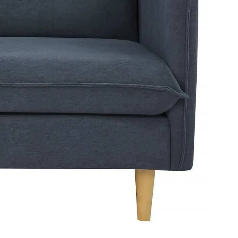 MARLON CANAPÉ 2 PLACES TISSU BLEU FONCÉ ADMARLON2PBLEU - miniature 3 - Zenkaa