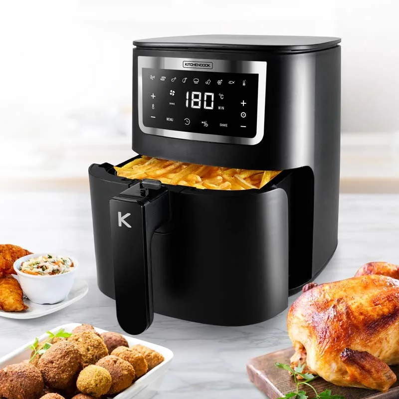 KitchenCook - AIRMED3 - Noir - Friteuse sans huile - 3 L - 8 programmes - miniature 2 - Zenkaa