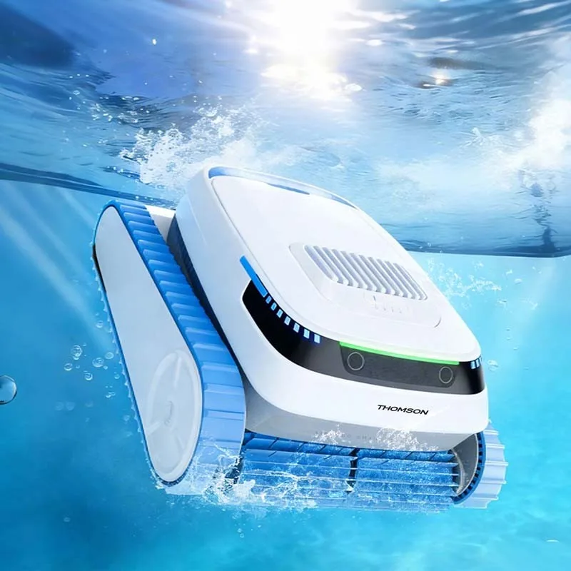 Thomson - SUBMARINE Y - Robot nettoyeur piscine - Fond parois ligne d’eau - Nettoyage complet - miniature 3 - Zenkaa