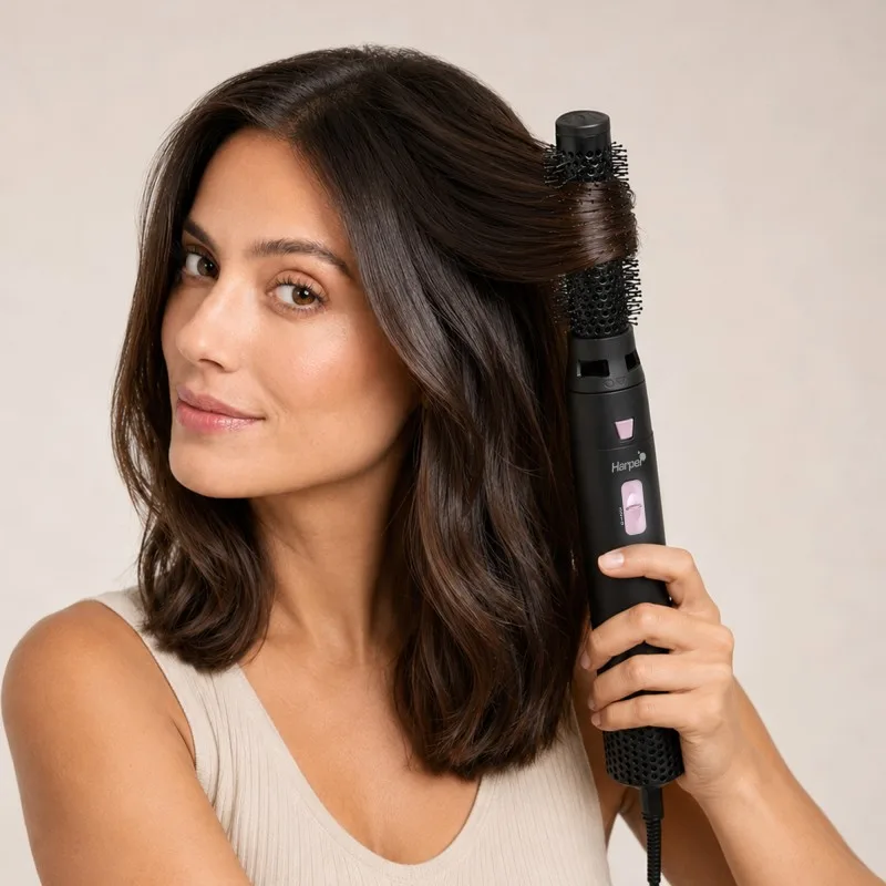 Harper - AIRPRO4T BLACK - Noir - Brosse Soufflante 5 en 1 - 1000 W - 3 Températures - miniature 7 - Zenkaa