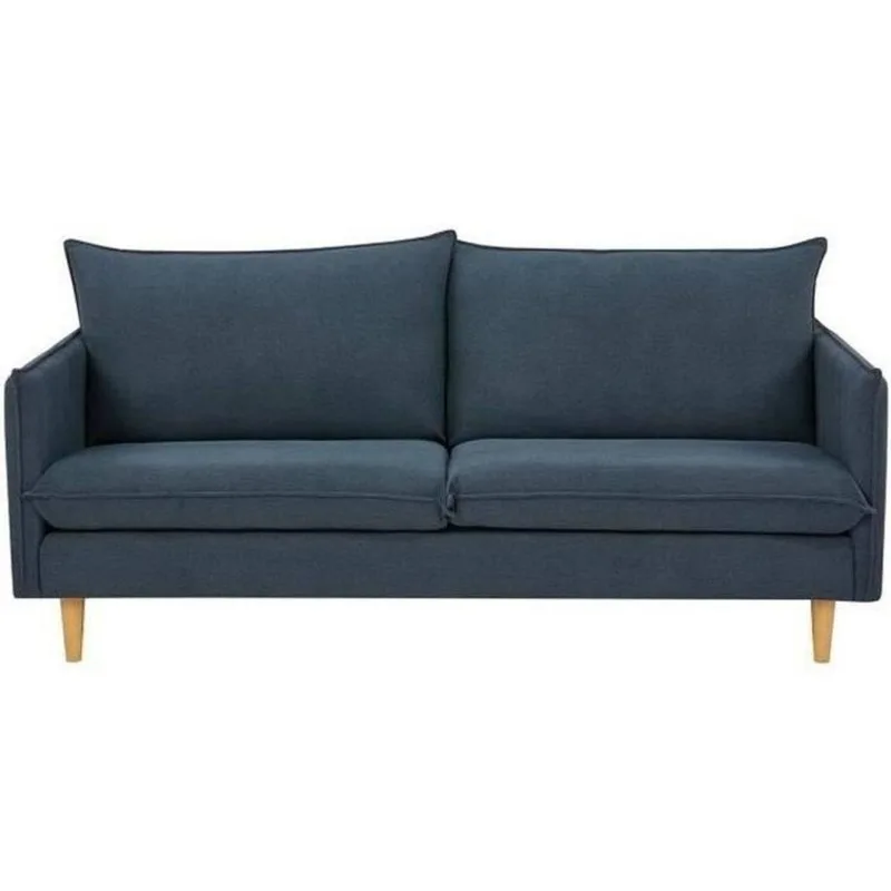 MARLON CANAPÉ 2 PLACES TISSU BLEU FONCÉ ADMARLON2PBLEU - Zenkaa