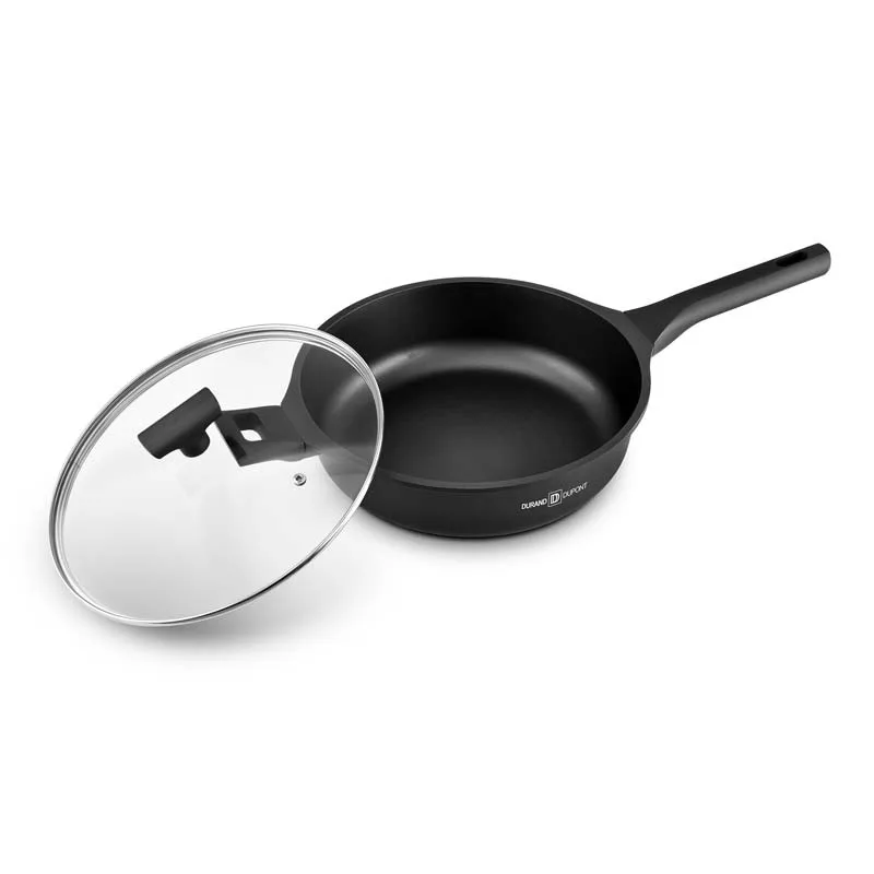 Sauteuse fonte d'aluminium 24 cm anti adhésif ARTIST Durand Dupont - miniature 3 - Zenkaa