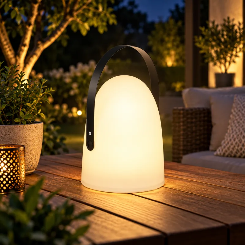 Lampe nomade extérieure - LED blanc chaud - Sans fil - miniature 3 - Zenkaa
