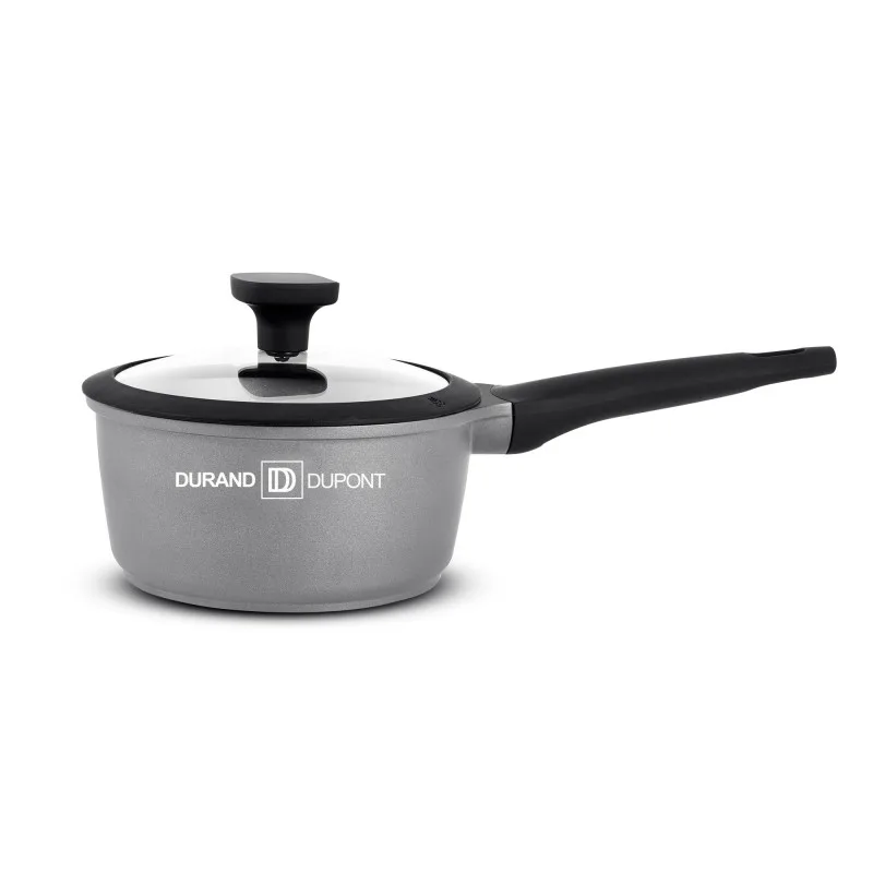 Casserole fonte d’aluminium 18 cm avec couvercle CHAMBORD TITANE CAS18TFI Durand Dupont - miniature 4 - Zenkaa