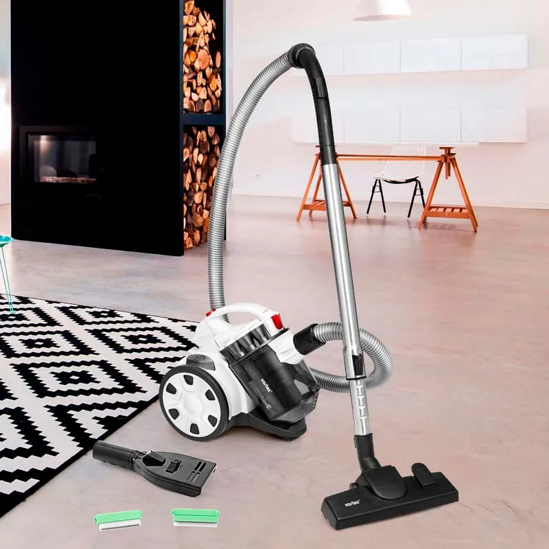 Vortex - ZII White - Aspirateur traineau 1.5L sans sac avec brosse pour animaux - miniature 3 - Zenkaa