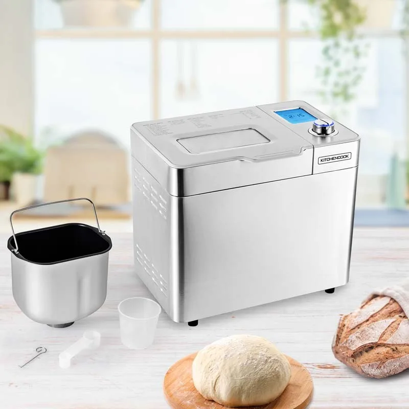 KitchenCook - SMART_I - Inox - Machine à pain - 550 W - 25 programmes - miniature 4 - Zenkaa